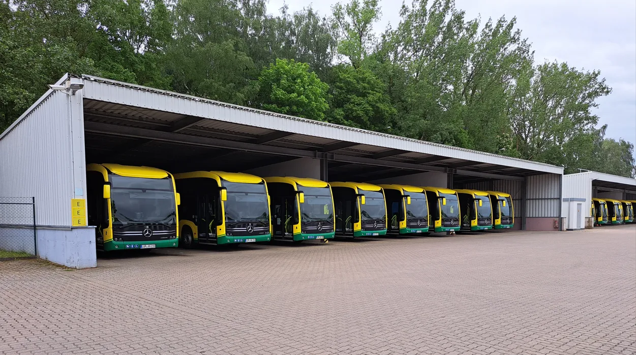 Electrifying regional bus service in Germany